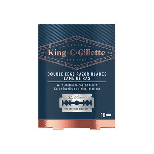 Gillette King Double Edge Razor Blades 10 pcs