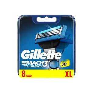 Gillette Mach 3 Turbo - Spare head 8 pcs