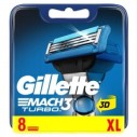 Gillette Mach 3 Turbo - Spare head 8 pcs