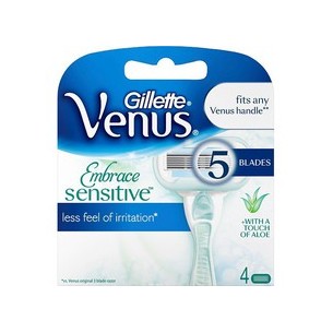 Gillette Venus Embrace Sensitive - Spare head 4 pcs