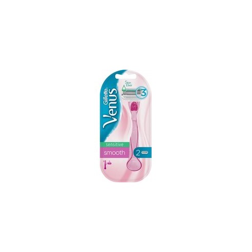 Gillette Venus Sensitive Smooth - Women`s razor + 2 heads