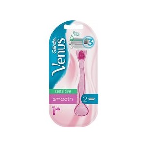 Gillette Venus Sensitive Smooth - Women`s razor + 2 heads