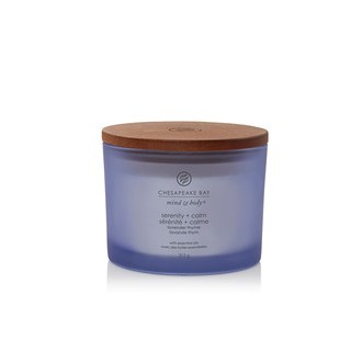 Chesapeake Bay Serenity & Calm Candle ( three wickets ) - Scented candle with three wicks 312 g