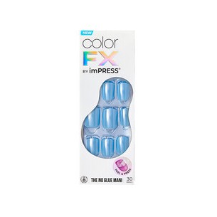 Impress ImPRESS Color FX - Meta - Dirbtiniai priklijuojami nagai 30 vnt.