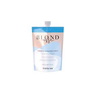 Inebrya BLONDesse Cosmetic Bleaching Cream ( 7 - 8 tones) - Cosmetic blue whitening cream 500 g