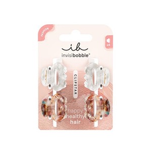 Invisibobble Clipstar Petit Bijoux S - plaukų sagtukai, 4 vnt.