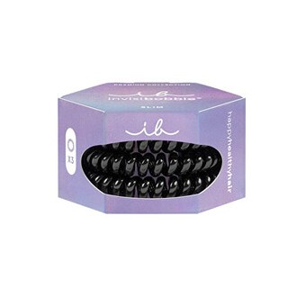 Invisibobble Slim Premium True Black - Hair band ( 3 vnt. 