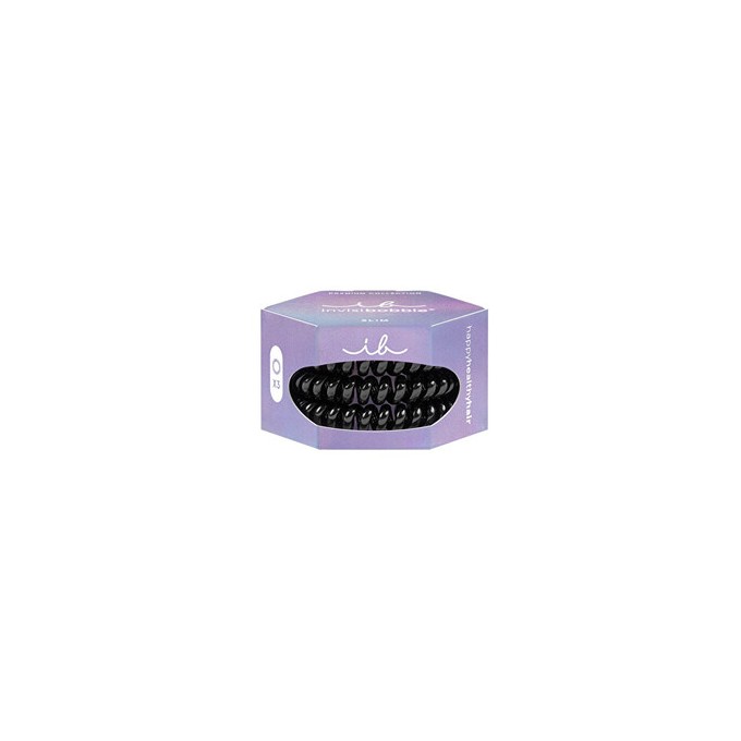 Invisibobble Slim Premium True Black - Hair band ( 3 vnt. 
