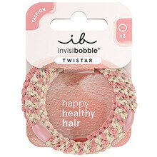 Invisibobble Twistar Blush Braids ( 3 pcs ) - Gumičky do vlasů