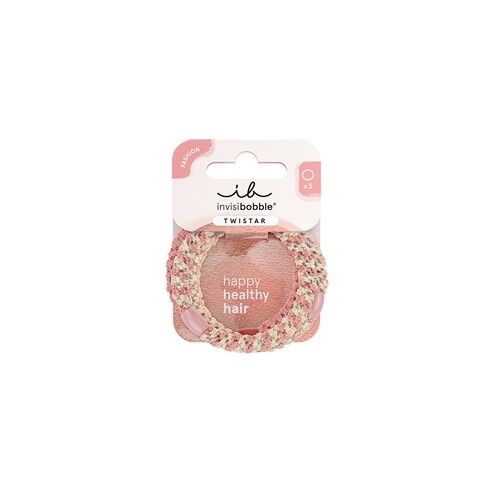 Invisibobble Twistar Blush Braids ( 3 pcs ) - Gumičky do vlasů