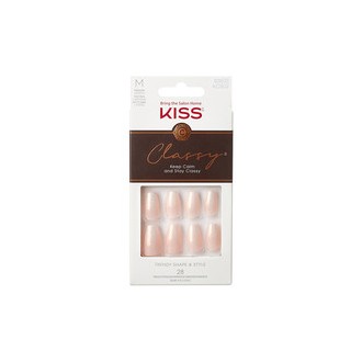 Kiss My Face Classy Nails Cozy Meets Cute Nails ( 28 vnt. 