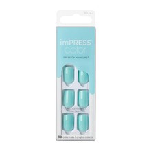 Kiss My Face ImPRESS Color Mint To Be Nails ( 30 vnt. 