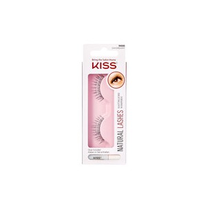 Kiss My Face Natural Lashes (1 pair) - Natural false eyelashes Stunning