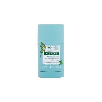 Klorane Aquatic Mint Stick Mask - Valanti kaukė mišriai ir riebiai odai, 25 g