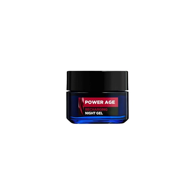 L´Oréal Men Expert Power Age Recharging Night Gel - Omlazující pleťový gel 50 ml