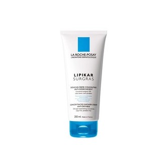 La Roche-Posay LIPIKAR Surgras Shower Cream (Dry Skin) - Moisturizing Shower Gel 400 ml