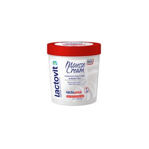 Lactovit Lactourea Mousse Cream - Moisturizing foam cream for face and body 400 ml