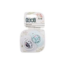 LOVI Wild Soul Dynamic Soother Boy ( 2 pcs ) - Silikonový dynamický dudlík 0-3m