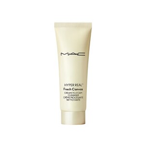 MAC Hyper Real Fresh Canvas Cream To Foam Cleanser - Valomosios kreminės putos, 125 ml