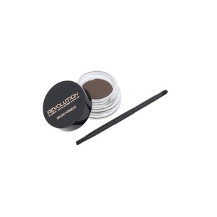 Makeup Revolution Brow Pomade With Double Ended Brush Dark Brown