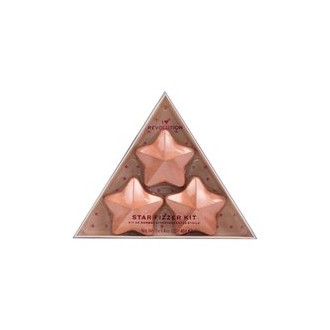 Makeup Revolution Star Bath Fizzer Kit Dovanų rinkinys bath bomb in the shape of a star 3 x 40 g