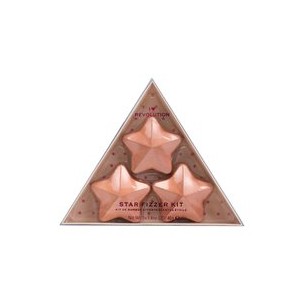Makeup Revolution Star Bath Fizzer Kit Dovanų rinkinys bath bomb in the shape of a star 3 x 40 g