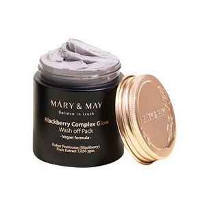 MARY & MAY Blackberry Complex Glow Wash Off Pack - Brightening face mask 125 g