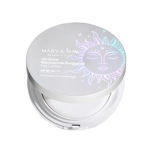 MARY & MAY Vegan Niacinamide Panthenol Sun Cushion SPF 50+ - Apsauga nuo saulės, 25 g