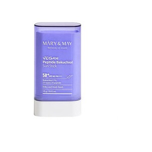 MARY & MAY Vegan Peptide Bakuchiol Sun Stick SPF 50+ - Tanning stick 18 g