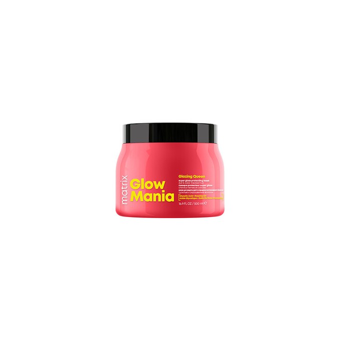 Matrix Glow Mania Glazing Queen Super Gloss Protecting Mask - Mask for colored hair 500 ml