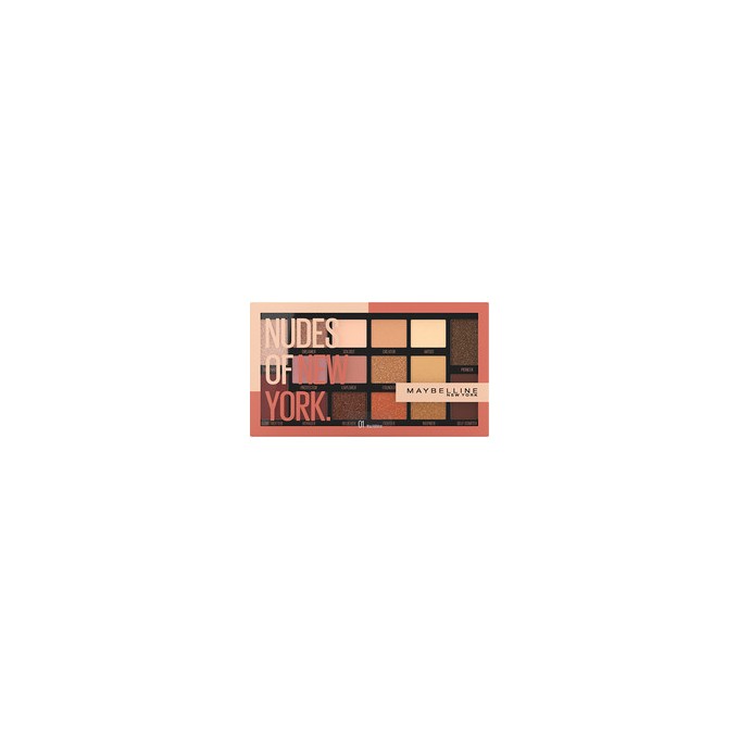 Maybelline Nudes of New York - Palette of 16 eye shadows 18 g