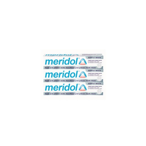 Meridol Gentle White Tripack Toothpaste (3 vnt.) - Toothpaste with whitening effect 75 ml