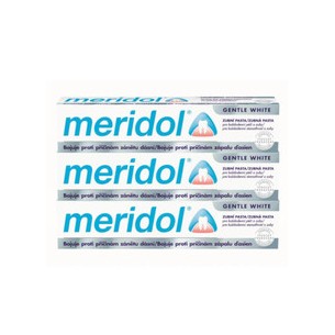 Meridol Gentle White Tripack Toothpaste (3 vnt.) - Toothpaste with whitening effect 75 ml