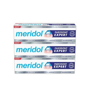 Meridol Paradont Expert Tripack Toothpaste (3 pcs) - Toothpaste against bleeding gums and