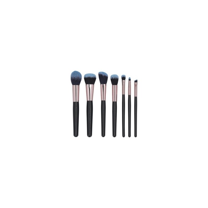 MIMO Makeup Brush Set Black ( 7 vnt. 