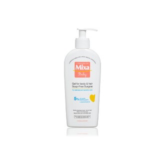 Mixa Baby Gel for body & hair Soap-Free Surgres - Extra nourishing cleansing gel and body hair of