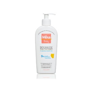 Mixa Baby Gel for body & hair Soap-Free Surgres - Extra nourishing cleansing gel and body hair of