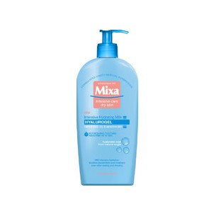 Mixa Moisturizing Body Lotion for Dry and Sensitive Skin Hyalurogel (Intensive Hydrating Milk) 400
