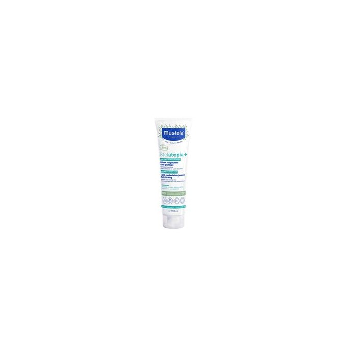 Mustela Stelatopia+ Lipid-Replenishing Cream Anti-Itching - kremas nuo niežėjimo sausai odai, 150 ml