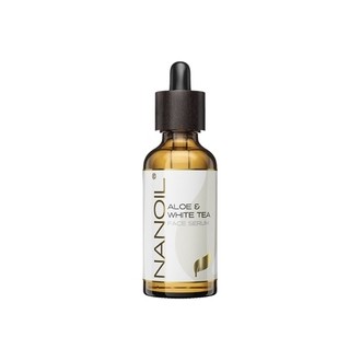 Nanoil Aloe & White Tea Face Serum - odos erumas su alijošiumi ir balta arbata, 50 ml