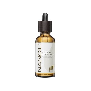 Nanoil Aloe & White Tea Face Serum - odos erumas su alijošiumi ir balta arbata, 50 ml