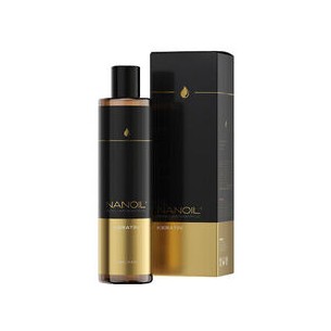Nanoil Micellar Shampoo Keratin - Valomasis šampūnas pažeistiems plaukams, 300 ml