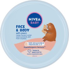Nivea Baby Face & Body Soft Cream 200 ml