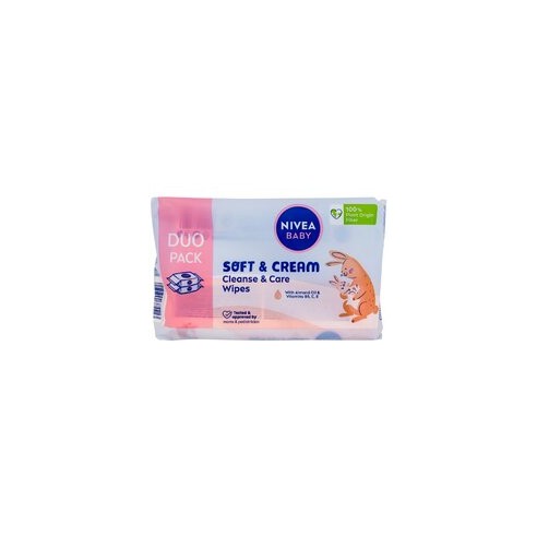 Nivea Baby Soft & Cream Cleanse & Care Wipes 2 vnt.