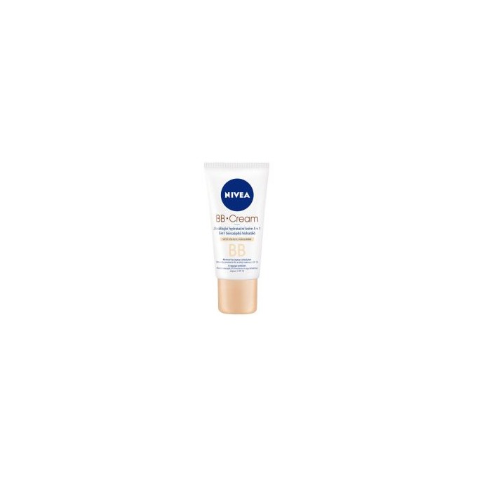 Nivea BB Cream SPF 10 Moisturizer 5in1 beautifying - Beauty Moisturizing Cream 5 in 1 50 ml Světlý