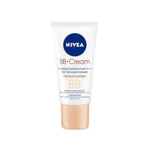 Nivea BB Cream SPF 10 Moisturizer 5in1 beautifying - Beauty Moisturizing Cream 5 in 1 50 ml Světlý