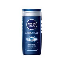 Nivea Cool Kick Shower Gel - Shower Gel for Men 250 ml