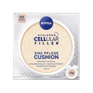 Nivea Hyaluron CELLular Filler 3in1 Care Cushion Makeup SPF15 - Slightly covering makeup in sponge