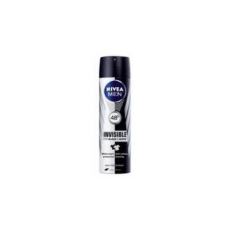 Nivea Invisible For Black & White Power Antiperspirant - Antiperspirant Spray for Men 150 ml