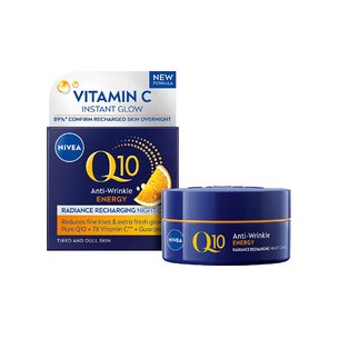 Nivea Q10 Energy Cream - naktinis kremas nuo raukšlių, 50 ml